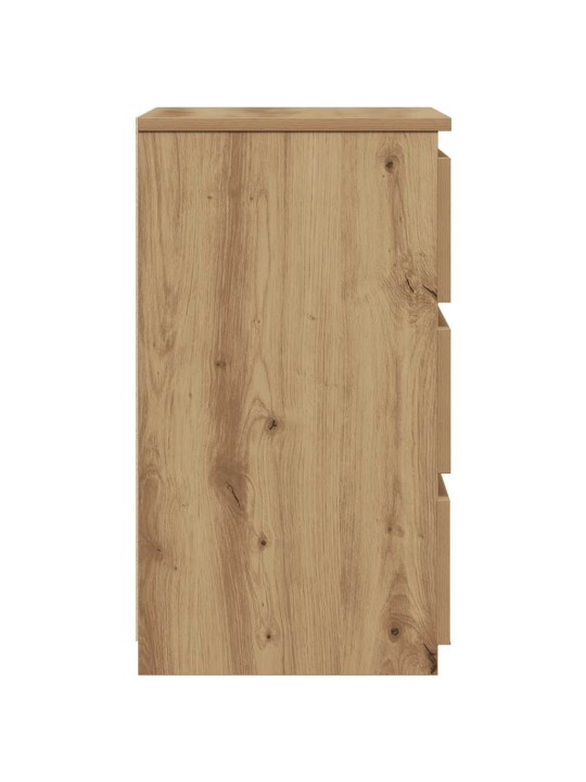 Noční stolek dub artisan 40x35x62,5 kompozitní dřevo