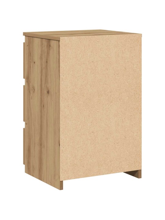 Noční stolek dub artisan 40x35x62,5 kompozitní dřevo