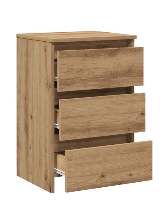 Noční stolek dub artisan 40x35x62,5 kompozitní dřevo