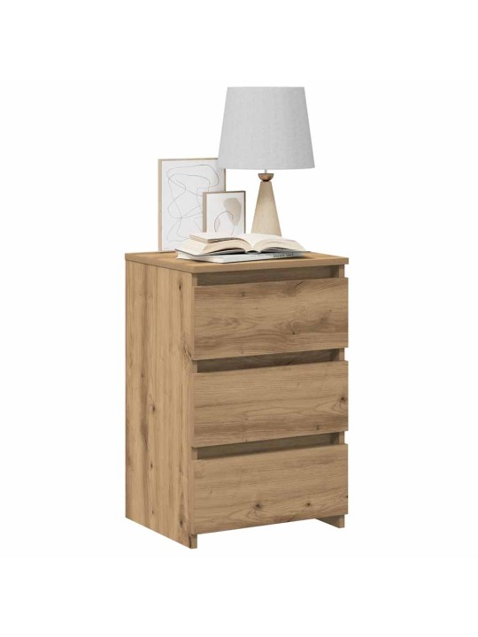 Noční stolky 2 ks dub artisan 40x35x62,5 cm kompozitní dřevo