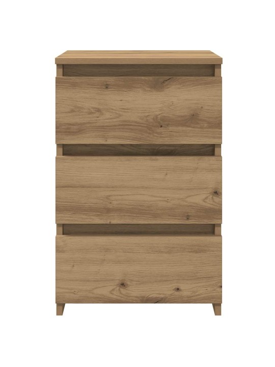 Noční stolky 2 ks dub artisan 40x35x62,5 cm kompozitní dřevo
