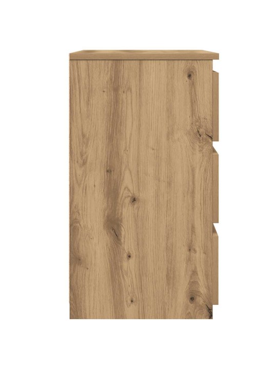 Noční stolky 2 ks dub artisan 40x35x62,5 cm kompozitní dřevo
