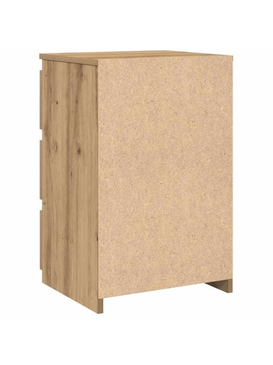 Noční stolky 2 ks dub artisan 40x35x62,5 cm kompozitní dřevo