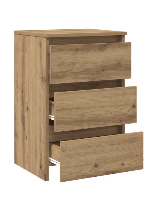 Noční stolky 2 ks dub artisan 40x35x62,5 cm kompozitní dřevo