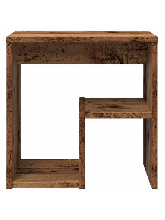 Noční stolky 2 ks old wood 40 x 30 x 40 cm kompozitní dřevo