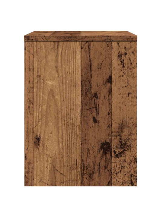 Noční stolky 2 ks old wood 40 x 30 x 40 cm kompozitní dřevo