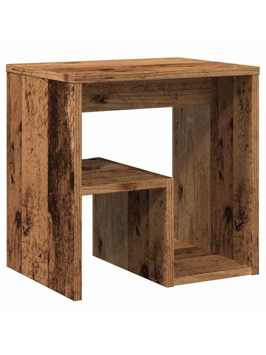 Noční stolky 2 ks old wood 40 x 30 x 40 cm kompozitní dřevo