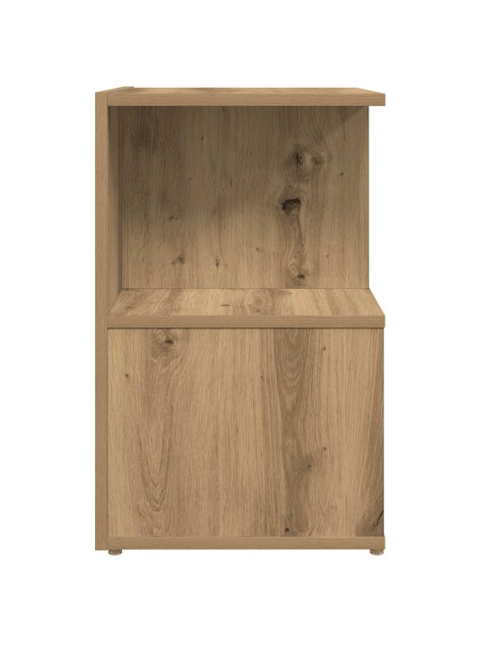 Noční stolky 2 ks dub artisan 35x35x55 cm kompozitní dřevo