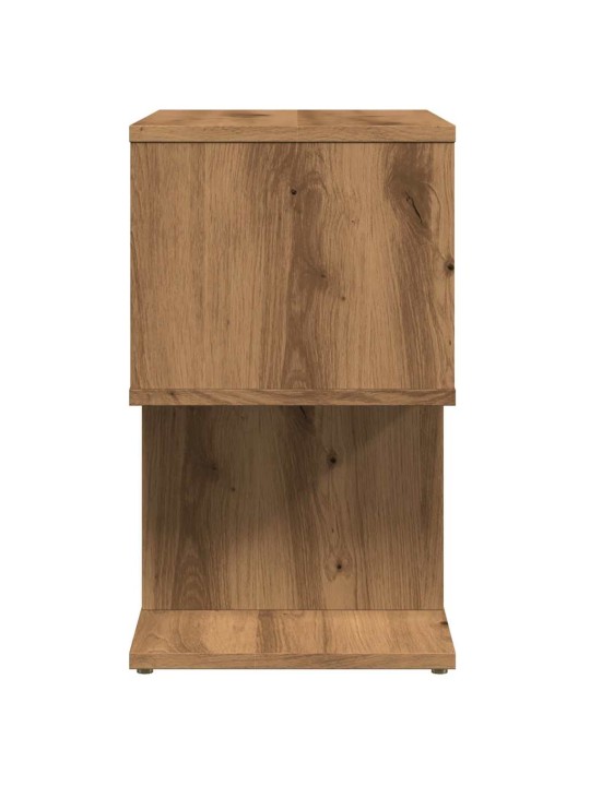 Noční stolek dub artisan 50x30x51,5 cm kompozitní dřevo