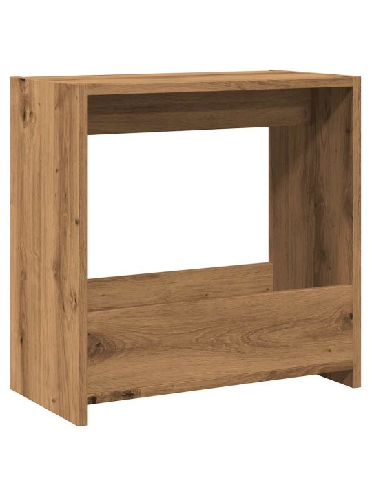 Odkládací stolek dub artisan 50 x 26 x 50 cm kompozitní dřevo