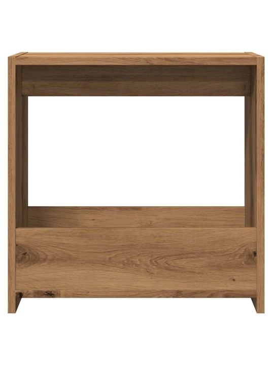 Odkládací stolek dub artisan 50 x 26 x 50 cm kompozitní dřevo