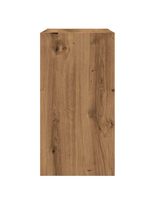 Odkládací stolek dub artisan 50 x 26 x 50 cm kompozitní dřevo