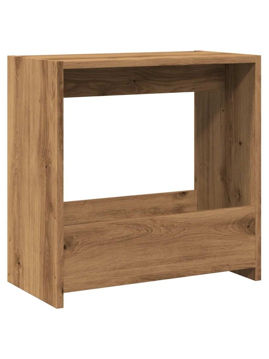 Odkládací stolek dub artisan 50 x 26 x 50 cm kompozitní dřevo