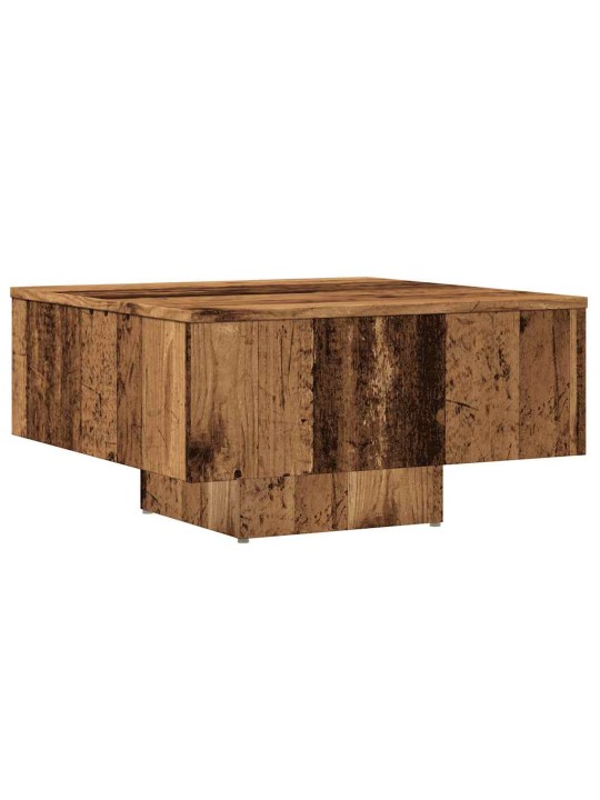 Konferenční stolek old wood 60 x 60 x 31,5 cm kompozitní dřevo