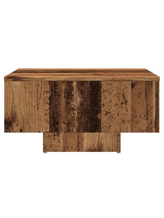 Konferenční stolek old wood 60 x 60 x 31,5 cm kompozitní dřevo