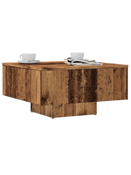 Konferenční stolek old wood 60 x 60 x 31,5 cm kompozitní dřevo