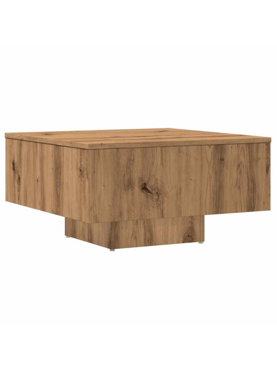 Konferenční stolek dub artisan 60x60x31,5 cm kompozitní dřevo