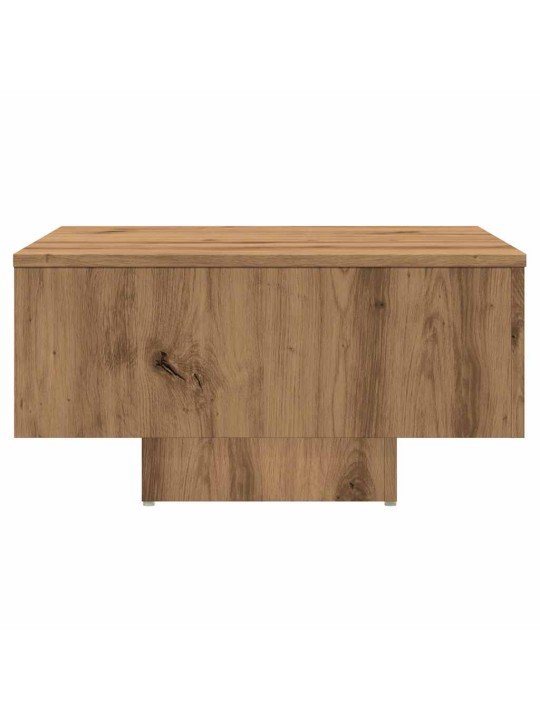 Konferenční stolek dub artisan 60x60x31,5 cm kompozitní dřevo