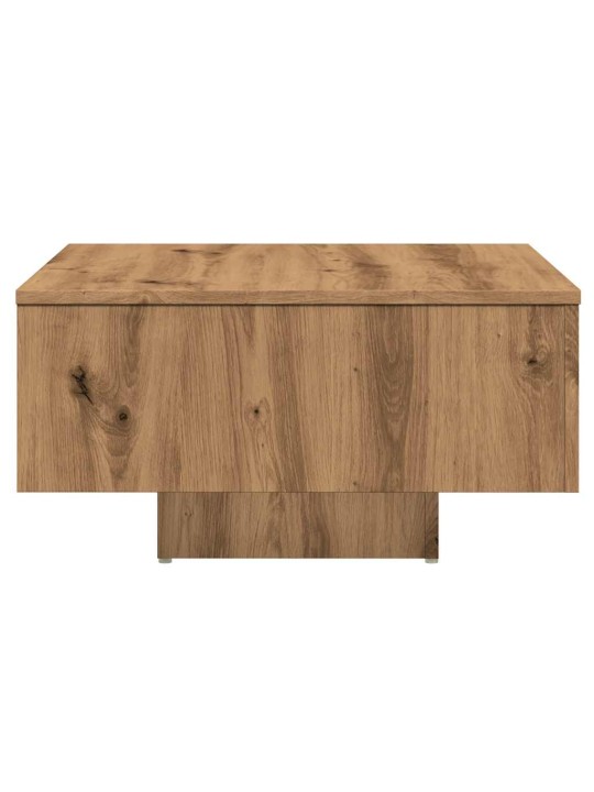 Konferenční stolek dub artisan 60x60x31,5 cm kompozitní dřevo