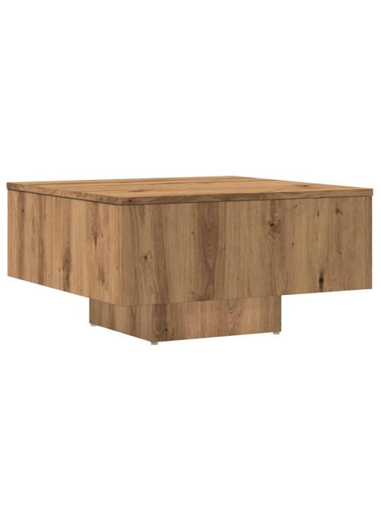 Konferenční stolek dub artisan 60x60x31,5 cm kompozitní dřevo