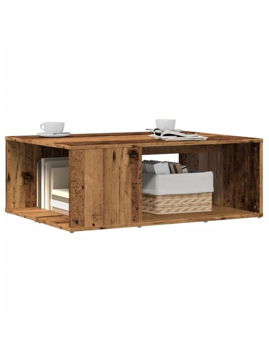 Konferenční stolek old wood 90 x 67 x 33 cm kompozitní dřevo