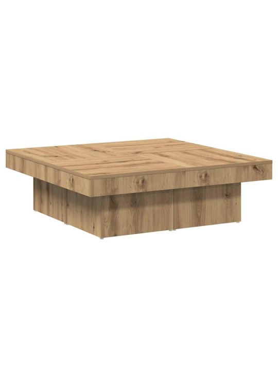 Konferenční stolek dub artisan 90 x 90 x 28 cm kompozitní dřevo