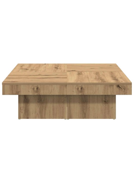 Konferenční stolek dub artisan 90 x 90 x 28 cm kompozitní dřevo