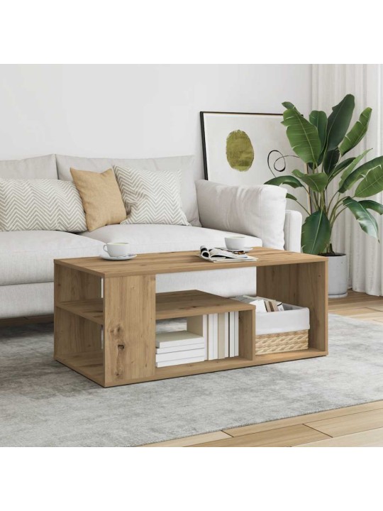 Konferenční stolek dub artisan 100x50x40 cm kompozitní dřevo