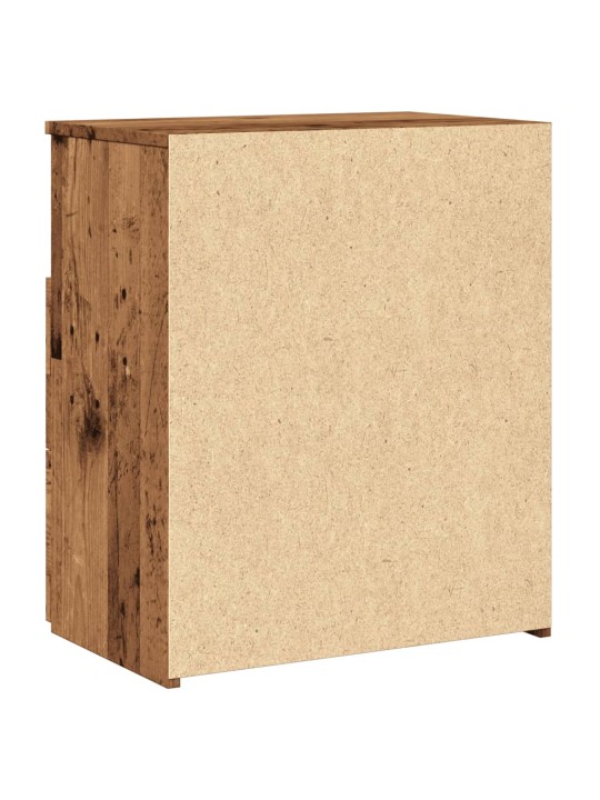 Noční stolek old wood 50 x 32 x 60 cm kompozitní dřevo