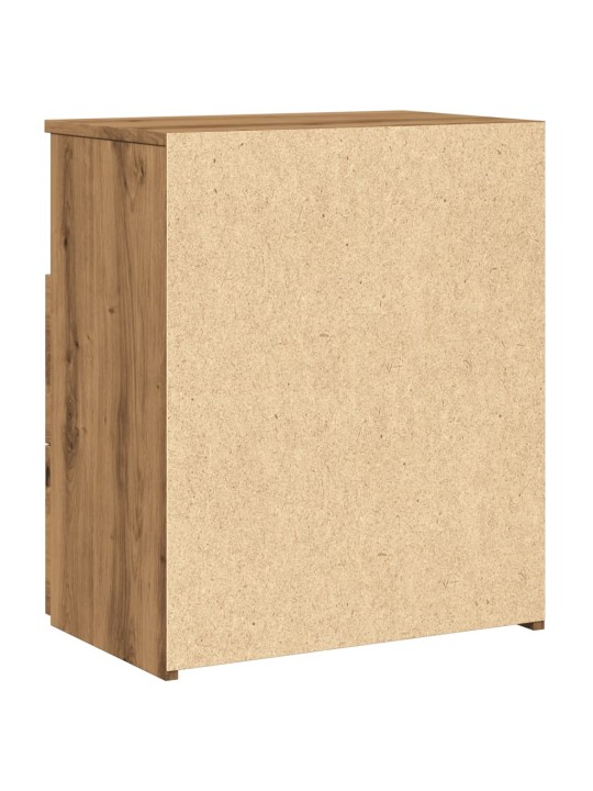 Noční stolek dub artisan 50 x 32 x 60 cm kompozitní dřevo