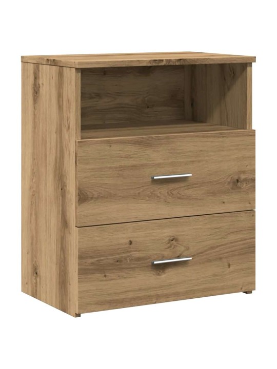 Noční stolky 2 ks dub artisan 50 x 32 x 60 cm kompozitní dřevo