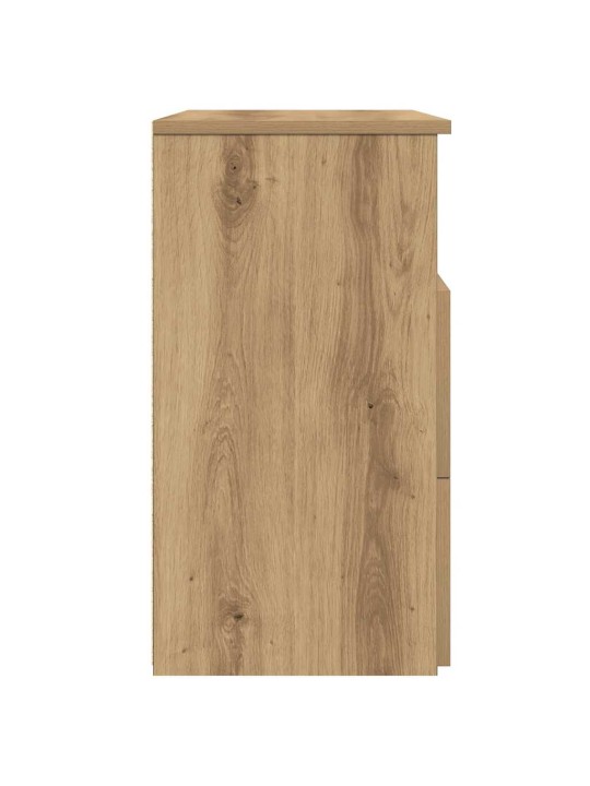 Noční stolky 2 ks dub artisan 50 x 32 x 60 cm kompozitní dřevo