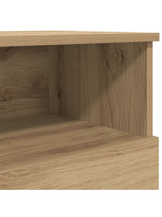 Noční stolky 2 ks dub artisan 50 x 32 x 60 cm kompozitní dřevo