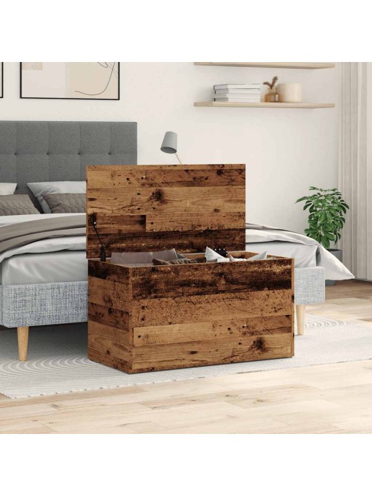 Úložná truhla old wood 84 x 42 x 46 cm kompozitní dřevo