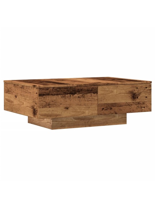 Konferenční stolek old wood 90 x 60 x 31 cm kompozitní dřevo