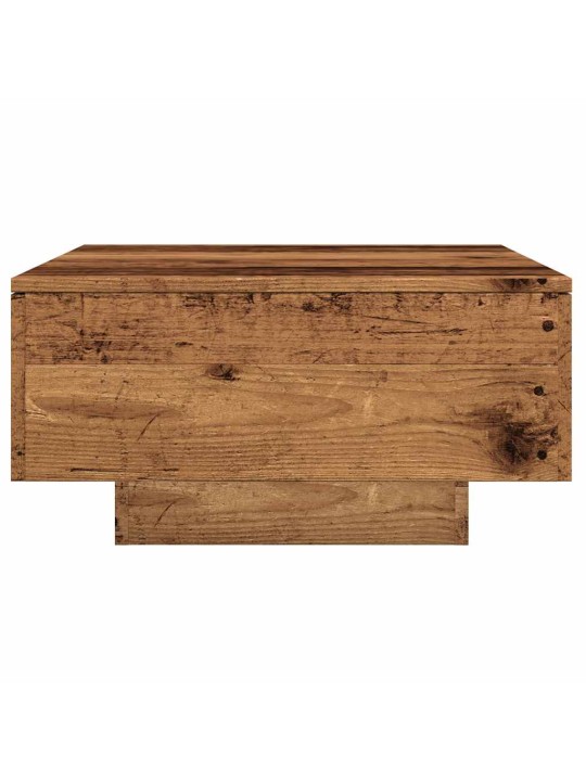 Konferenční stolek old wood 90 x 60 x 31 cm kompozitní dřevo