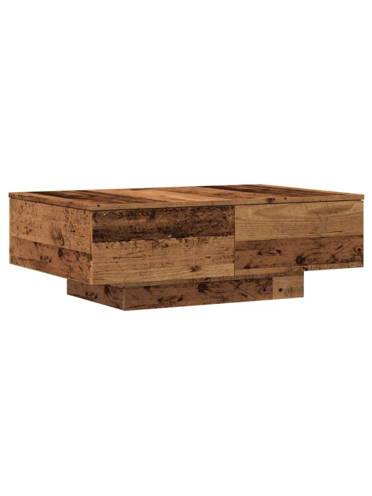 Konferenční stolek old wood 90 x 60 x 31 cm kompozitní dřevo