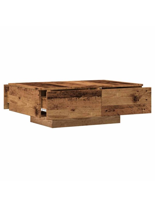 Konferenční stolek old wood 90 x 60 x 31 cm kompozitní dřevo