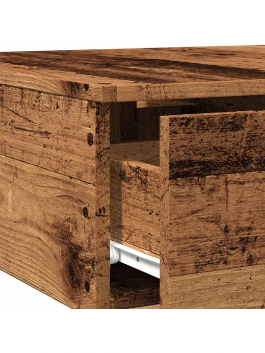 Konferenční stolek old wood 90 x 60 x 31 cm kompozitní dřevo