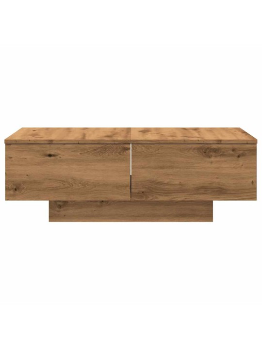 Konferenční stolek dub artisan 90 x 60 x 31 cm kompozitní dřevo