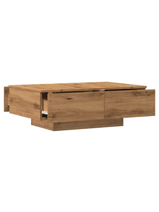 Konferenční stolek dub artisan 90 x 60 x 31 cm kompozitní dřevo