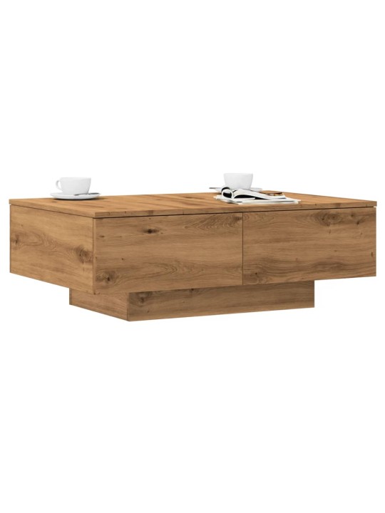 Konferenční stolek dub artisan 90 x 60 x 31 cm kompozitní dřevo