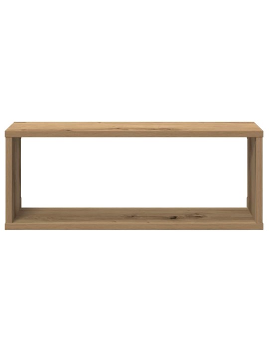 Nástěnné obdélníkové police 6ks dub artisan 60x15x23cm kompozit