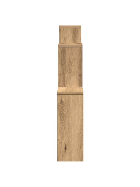 Nástěnná police dub artisan 80x15x78,5 cm kompozitní dřevo