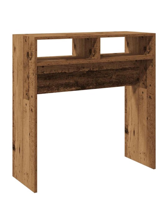 Konzolový stolek old wood 78 x 30 x 80 cm kompozitní dřevo