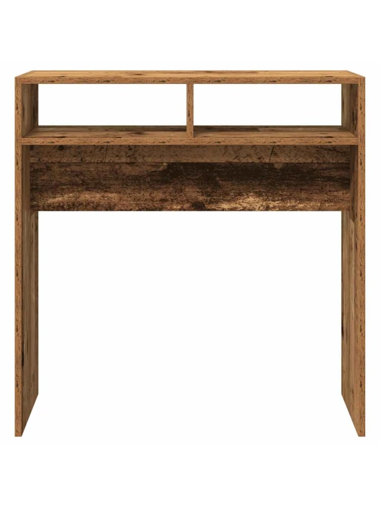 Konzolový stolek old wood 78 x 30 x 80 cm kompozitní dřevo