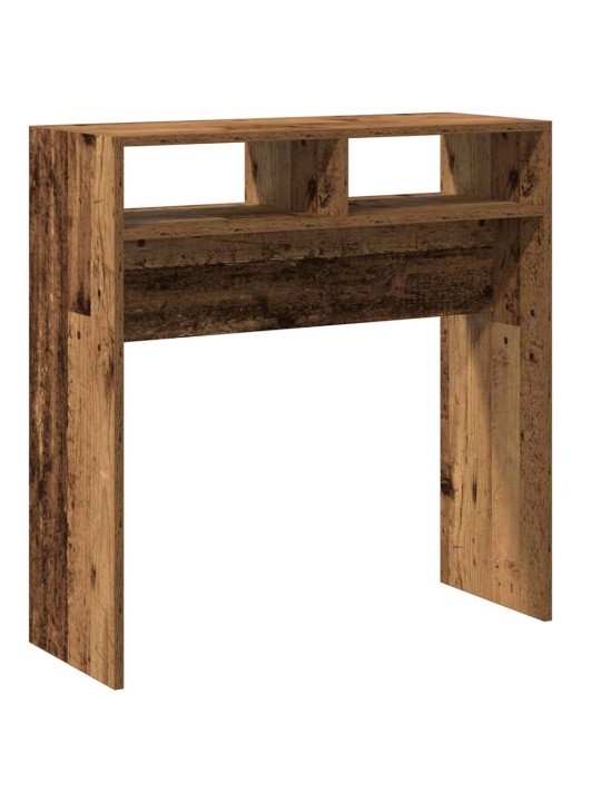 Konzolový stolek old wood 78 x 30 x 80 cm kompozitní dřevo