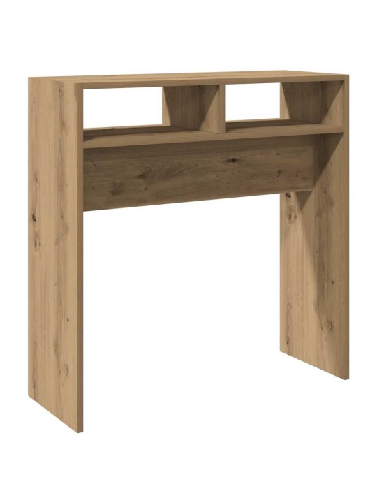 Konzolový stolek dub artisan 78 x 30 x 80 cm kompozitní dřevo