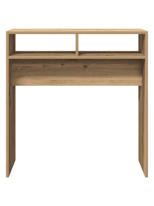 Konzolový stolek dub artisan 78 x 30 x 80 cm kompozitní dřevo