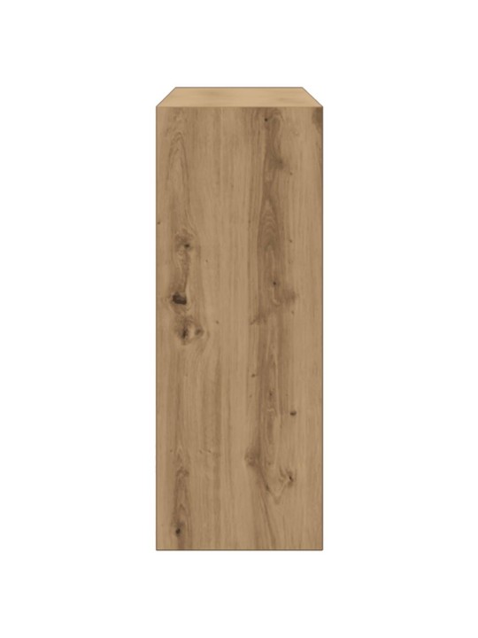 Konzolový stolek dub artisan 78 x 30 x 80 cm kompozitní dřevo